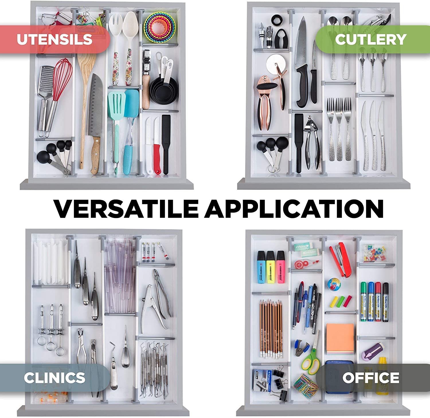 Adjustable Utensil Organizer (Small) – Prepara